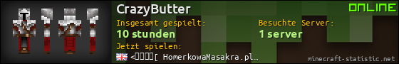 Benutzerleisten 560x90 für CrazyButter