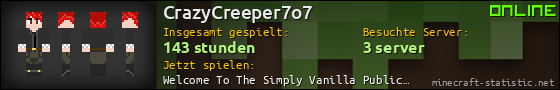 Benutzerleisten 560x90 für CrazyCreeper7o7