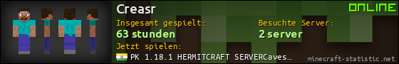 Benutzerleisten 560x90 für Creasr