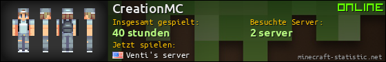 Benutzerleisten 560x90 für CreationMC