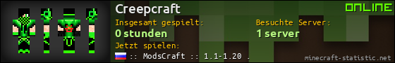 Benutzerleisten 560x90 für Creepcraft