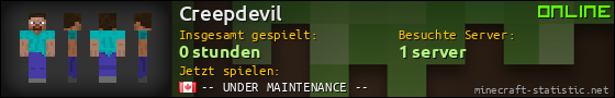 Benutzerleisten 560x90 für Creepdevil