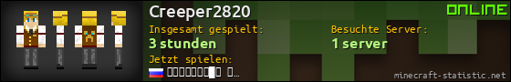 Benutzerleisten 560x90 für Creeper2820