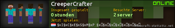 Benutzerleisten 560x90 für CreeperCrafter