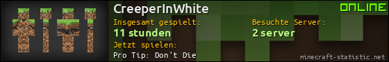 Benutzerleisten 560x90 für CreeperInWhite