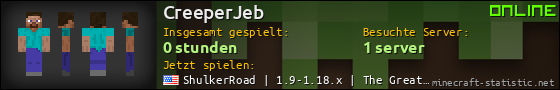 Benutzerleisten 560x90 für CreeperJeb