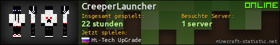 Benutzerleisten 560x90 für CreeperLauncher