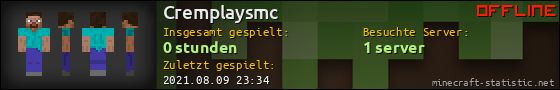 Benutzerleisten 560x90 für Cremplaysmc