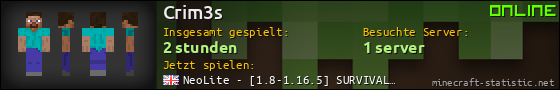 Benutzerleisten 560x90 für Crim3s