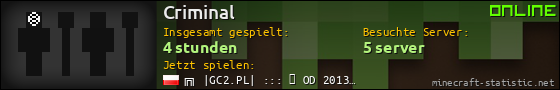 Benutzerleisten 560x90 für Criminal
