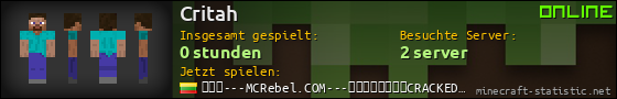 Benutzerleisten 560x90 für Critah