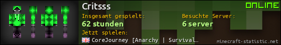Benutzerleisten 560x90 für Critsss