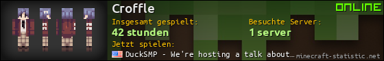 Benutzerleisten 560x90 für Croffle