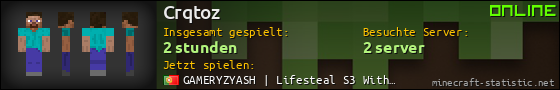 Benutzerleisten 560x90 für Crqtoz