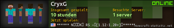 Benutzerleisten 560x90 für CryxG