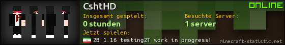 Benutzerleisten 560x90 für CshtHD