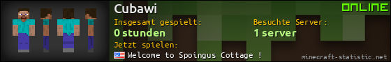Benutzerleisten 560x90 für Cubawi