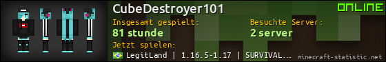 Benutzerleisten 560x90 für CubeDestroyer101