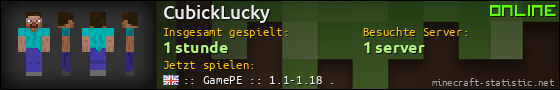 Benutzerleisten 560x90 für CubickLucky