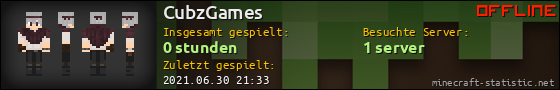 Benutzerleisten 560x90 für CubzGames