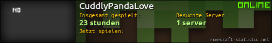 Benutzerleisten 560x90 für CuddlyPandaLove