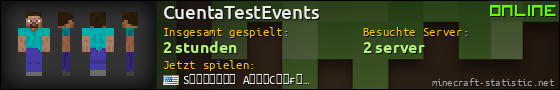 Benutzerleisten 560x90 für CuentaTestEvents
