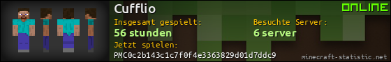 Benutzerleisten 560x90 für Cufflio