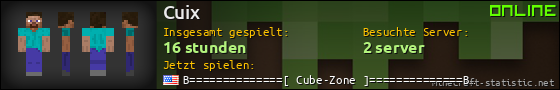 Benutzerleisten 560x90 für Cuix