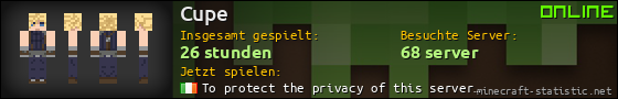 Benutzerleisten 560x90 für Cupe