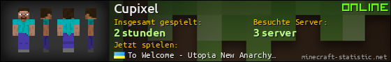 Benutzerleisten 560x90 für Cupixel