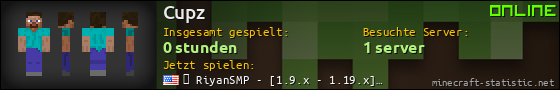 Benutzerleisten 560x90 für Cupz