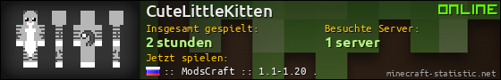 Benutzerleisten 560x90 für CuteLittleKitten