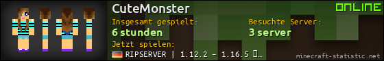 Benutzerleisten 560x90 für CuteMonster