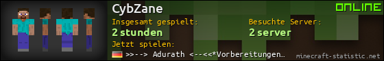Benutzerleisten 560x90 für CybZane