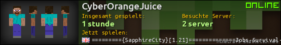 Benutzerleisten 560x90 für CyberOrangeJuice