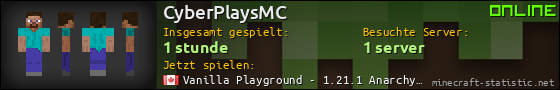 Benutzerleisten 560x90 für CyberPlaysMC