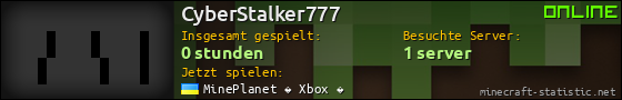 Benutzerleisten 560x90 für CyberStalker777