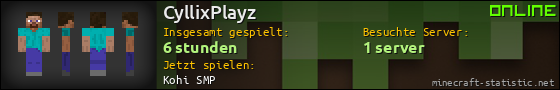 Benutzerleisten 560x90 für CyllixPlayz