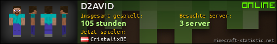 Benutzerleisten 560x90 für D2AVID