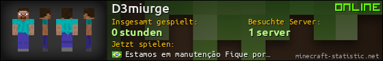 Benutzerleisten 560x90 für D3miurge