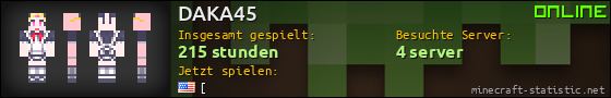 Benutzerleisten 560x90 für DAKA45