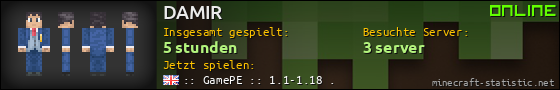 Benutzerleisten 560x90 für DAMIR