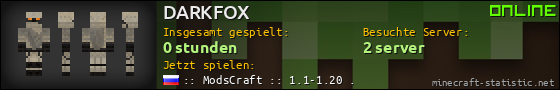 Benutzerleisten 560x90 für DARKFOX