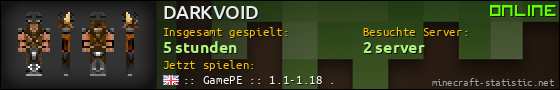 Benutzerleisten 560x90 für DARKVOID