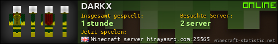 Benutzerleisten 560x90 für DARKX