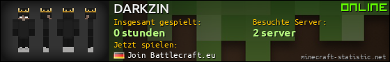 Benutzerleisten 560x90 für DARKZIN