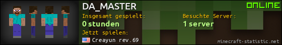 Benutzerleisten 560x90 für DA_MASTER