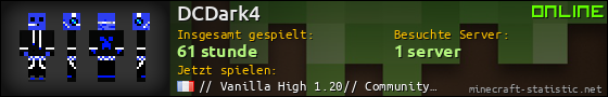 Benutzerleisten 560x90 für DCDark4