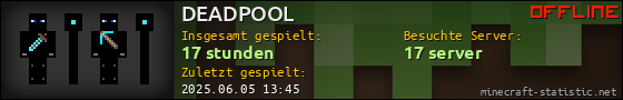 Benutzerleisten 560x90 für DEADPOOL