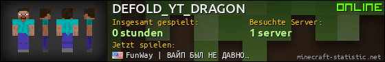 Benutzerleisten 560x90 für DEFOLD_YT_DRAGON